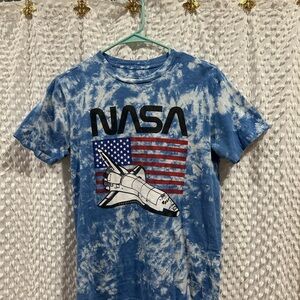 Blue Tie-Dye Kids T-Shirt